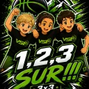 Escudo de 1, 2, 3, Sur!